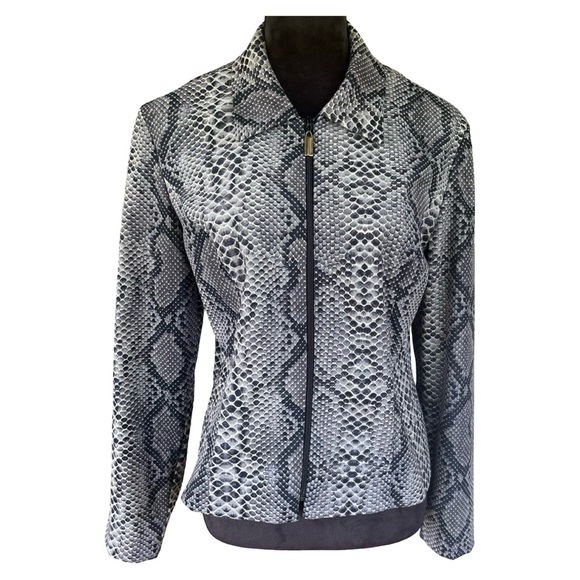 Positive Attitude Jackets & Blazers - Vintage Y2K Snakeskin print jacket